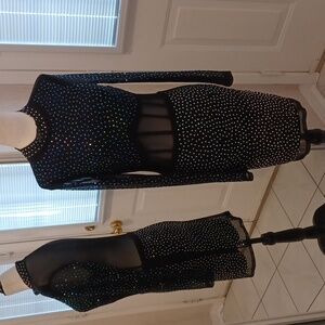 2/$80 Sexy Studded Bodycon Dress - Size Small